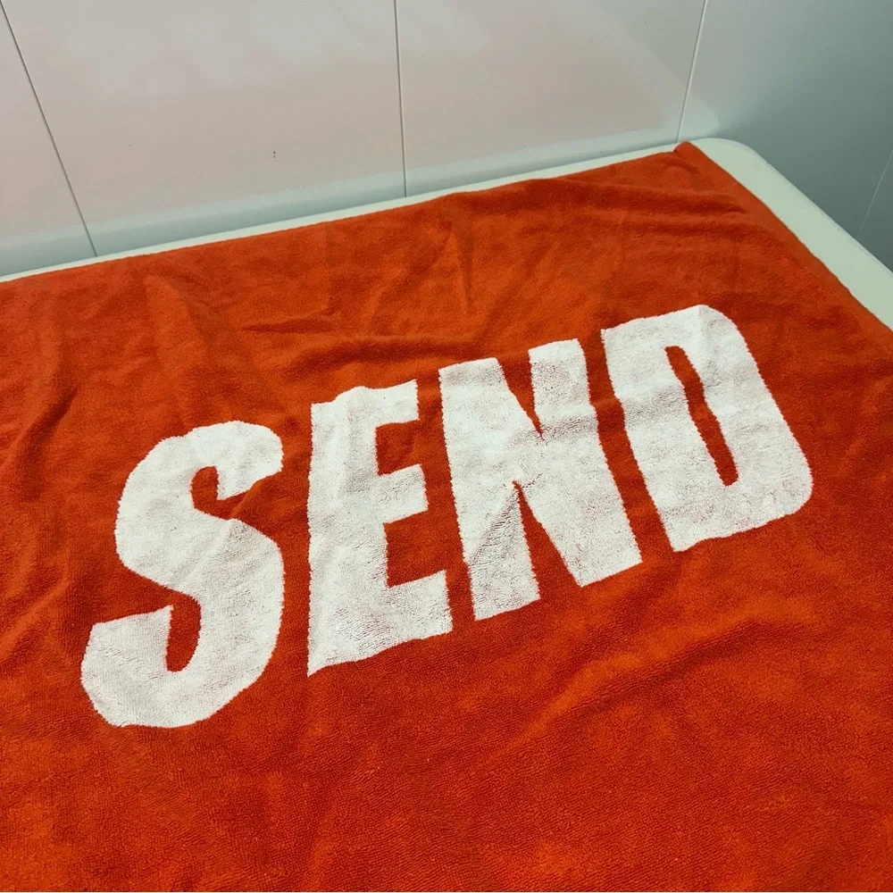 Full Send Nelk Boys Red Beach Towel